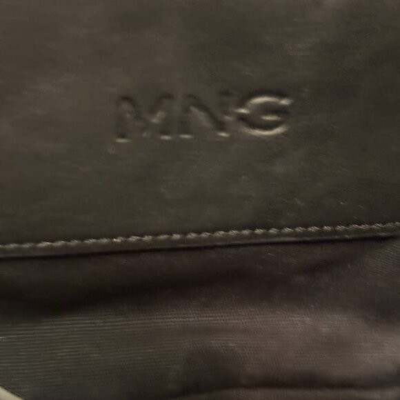 MNG Black Tweed with Gold Chain Strap - Picture 7 of 7